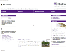 Tablet Screenshot of kessel.com