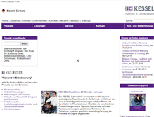 Tablet Screenshot of kessel.de